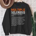 Multiple Sclerosis Awareness Ms Definition Warrior Support Camisa de entrenamiento Regalos para ancianas