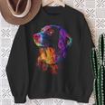 Munsterlander Dog Graphic Pet Colourful Munsterlander Sweatshirt Geschenke für alte Frauen