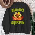 Nacho Average Kristen Birthday Personalized Name Sweatshirt Gifts for Old Women