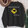 New Zealand Is Calling New Zealand Kiwi Backpacker Sweatshirt Geschenke für alte Frauen