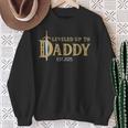 Nivelado Hasta Papá Est 2025 Nivel Desbloqueado Papá Gaming Camisa de entrenamiento Regalos para ancianas