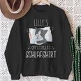 Official Cat Sleep Personalised Name Lilly Sweatshirt Geschenke für alte Frauen