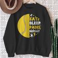 Padelista Divertido Jugador Padel Eat Sleep Padel Repeat Camisa de entrenamiento Regalos para ancianas