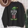Papa Elf Matching Family Group Grandpa Dad Christmas Sweatshirt Gifts for Old Women