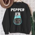 Pepper Costume Salt Pepper Matching Pair His Her Sweatshirt Geschenke für alte Frauen