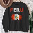 Peru Football Jersey Quali Peru Flag Sweatshirt Geschenke für alte Frauen