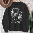 Playful Bernese Mountain Dog In Cool Drawing Style Sweatshirt Geschenke für alte Frauen