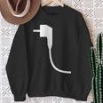 Plug And Socket Carnival And Fancy Dress Partner Look Costume Sweatshirt Geschenke für alte Frauen