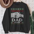 Promoted To Dad Again Ugly Sweater Christmas Sweatshirt Gifts for Old Women