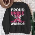 Proud Uncle Warrior Breast Cancer Awareness Sweatshirt Gifts for Old Women