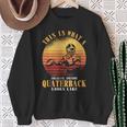 Quarterback Funny Football Quaterback Sweatshirt Gifts for Old Women