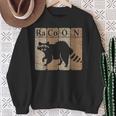 Raccoon Chemistry Lover Sweatshirt | Unique Periodic Elements Design Gifts for Old Women