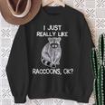 Raccoon Lover Sweatshirt – Cozy Wildlife-Inspired Apparel Gifts for Old Women