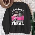Raccoon Lover Unisex Sweatshirt | Cozy Introvert Apparel Gifts for Old Women