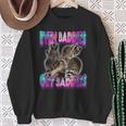 Raccoon Meme Funny Sweatshirt - Even Baddies Get Saddies - Unisex Gifts for Old Women