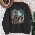 Raccoon Moon Sweatshirt for Men, Women & Kids - Fun Howling Design Gifts for Old Women