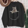 Raccoon Pocket T-Shirt - Cozy Unisex Graphic Top | Fun Animal Gift Gifts for Old Women
