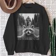 Raccoon & Sasquatch Fun Sweatshirt - Unisex Pullover Gifts for Old Women
