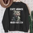 Real Have Cats Cat Sayings Cat Sweatshirt Geschenke für alte Frauen