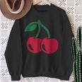 With Red Cherry Sweatshirt Geschenke für alte Frauen