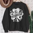 The Redhead Clovers Stamp Cute Saint Patrick's Day Fun Sweatshirt Gifts for Old Women