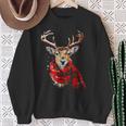 Reindeer Graphic Illustration Reindeer Sweatshirt Geschenke für alte Frauen