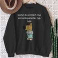 Relaxed Type Meme Chill Type Sweatshirt Geschenke für alte Frauen