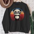 Retro Panda In Sunglasses BBQ Pool Party Panda Sweatshirt Gifts for Old Women
