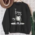 Retro Raccoon Rock Music Men Kids Women Raccoon Sweatshirt Gifts for Old Women