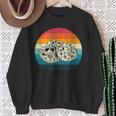 Retro Vintage Hognose Snake With Sunglasses Herpetology Sweatshirt Gifts for Old Women