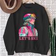 Retrointage Ski 80Er 90Er Jahre Skifahren Outfit Herren Damen Sweatshirt Geschenke für alte Frauen