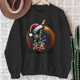 Rock & Roll Santa Guitar Guitar Christmas Sweatshirt Geschenke für alte Frauen