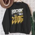 Rockin' Since 2006Intage Rock Music Fan 17Th Birthday Sweatshirt Geschenke für alte Frauen