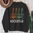 Rockstar Children'sintage Guitar Rockstar Sweatshirt Geschenke für alte Frauen