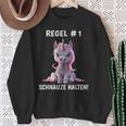 Rule 1 Snout Unicorn Sarcasm Sweatshirt Geschenke für alte Frauen