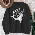 Salvar A Las Ballenas Camisa de entrenamiento Regalos para ancianas