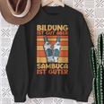 Sambuca Lustiges Alkohol Sambuca Sweatshirt Geschenke für alte Frauen