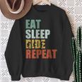 Scooter & Patinete Skater Regalo Eat Sleep Ride Repeat Camisa de entrenamiento Regalos para ancianas
