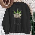 Sea Otter Smoking Weed Cannabis Blunt 420 Thc Stoner Sweatshirt Geschenke für alte Frauen