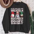 Secret Christmas Gnome Xmas Doofe Gnome Sweatshirt Geschenke für alte Frauen