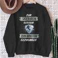 Ski For Skiing Born To Work Forced Skiers Sweatshirt Geschenke für alte Frauen