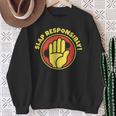 Slap Responsablemente Para El Campeón De Slapboxing Atleta De Boxeo Slap Camisa de entrenamiento Regalos para ancianas