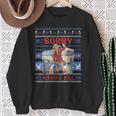 Sorry Merica's Full Trump Ugly Christmas Sweatshirt Gifts for Old Women