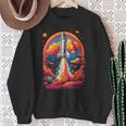 Space Travel With Space Shuttle Rocket Astronaut Dream Sweatshirt Geschenke für alte Frauen