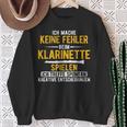 Spontan Kreative Decisions Music Clarinet Sweatshirt Geschenke für alte Frauen