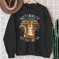 Squirrel Nutsmaste Yoga Meditation Retrointage Sweatshirt Geschenke für alte Frauen