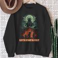 Lets Start A Cultintage Cosmic Horror Cthulhu Cult Sweatshirt Geschenke für alte Frauen