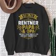 Stolzer Pensioner Papa Grandpa Retirement Pension Sweatshirt Geschenke für alte Frauen