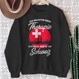 Swiss Flag Switzerland Holiday Switzerland Sweatshirt Geschenke für alte Frauen