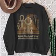 Symboles Égyptiens Antiques Ankh Djed Was Sweater e Cadeaux pour les femmes âgées